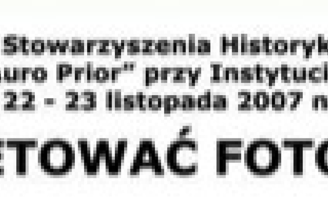 Sesja naukowa "Interpretować fotografię"