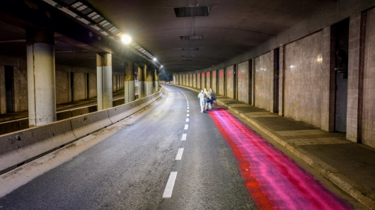 fot. Oren Alon, z serii Drawing the line, 2. miejsce w kat. Series / Drone Photo Awards 2023