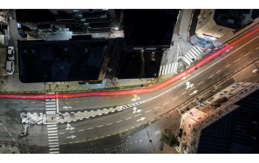 fot. Oren Alon, z serii Drawing the line, 2. miejsce w kat. Series / Drone Photo Awards 2023