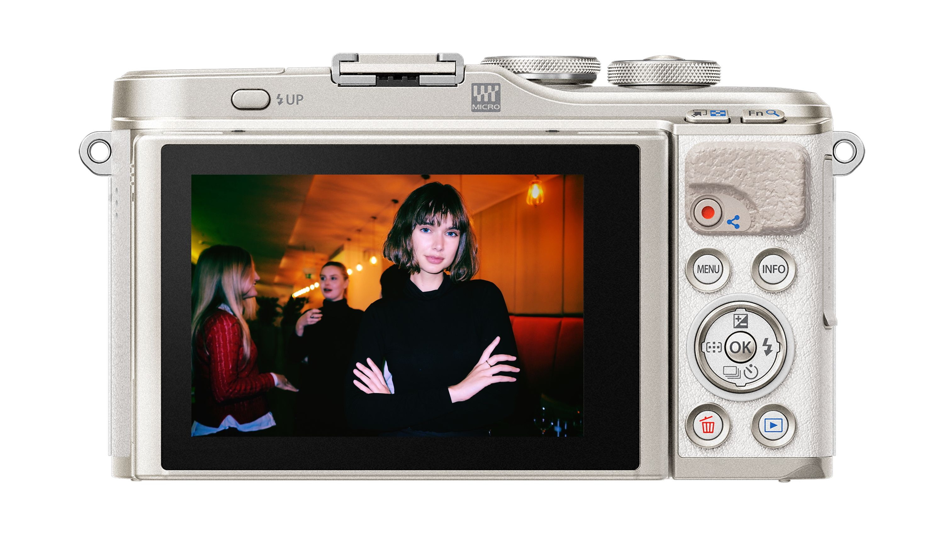 OLYMPUS　PEN　e-pl9 Olympus PEN E-PL9 niebieski + ob. 14-42 EZ + ob 25 mm