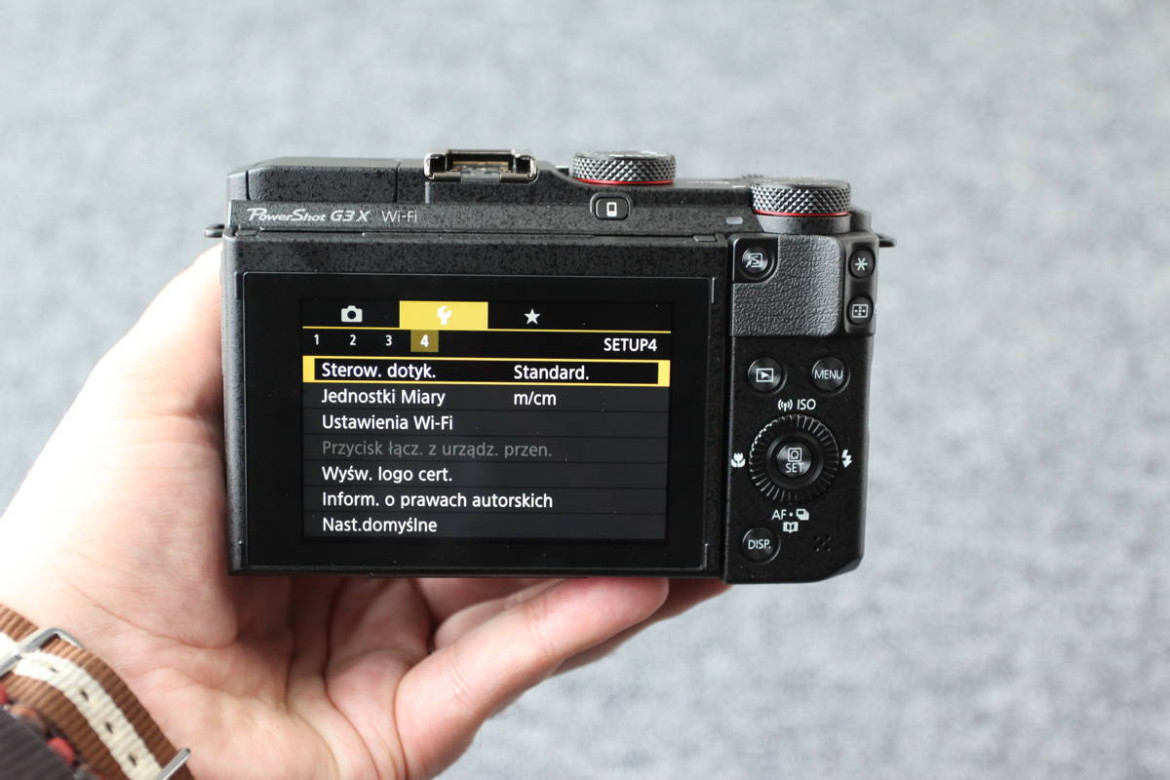 Canon PowerShot G3 X - menu