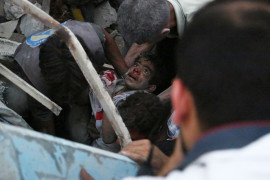1. miejsce w kategorii "Spot News - cykle", fot. Sameer Al-Doumy, z cyklu "Skutki bombardowań w Syrii"