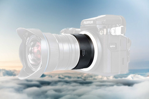 Laowa Magic Format Converter - pełnoklatkowe szkła bez winiety na Fujifilm GFX 50S