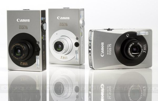 Canon IXUS 70 oraz IXUS 75 - małe i ostre