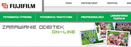 Fujifilm Polska - odbitki przez Internet