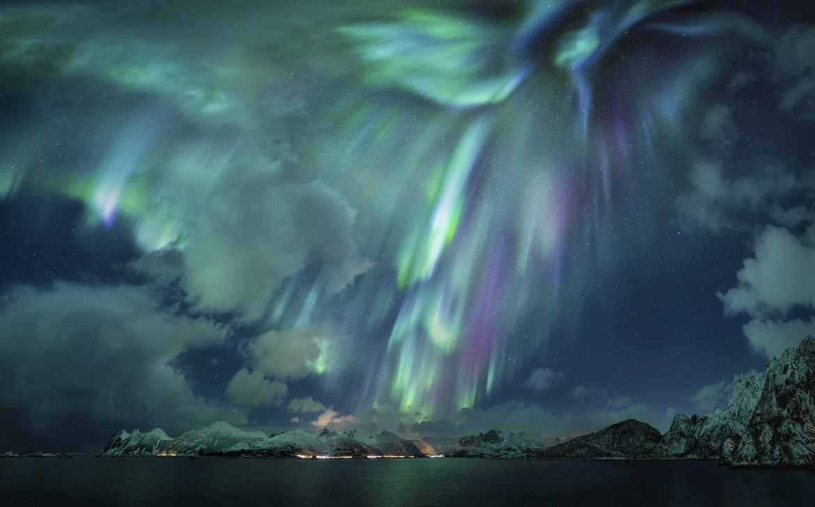 fot. Nicholas Roemmelt, "The Green Lady". 1 miejsce w kat. Aurorae / Insight Investment Astronomy Photographer of the Year 2020