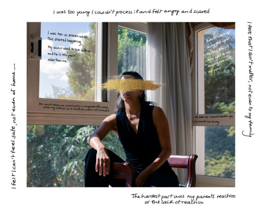 fot. Lina Geoushy, z cyklu Shame Less: A Protest Against Sexual Violence / Female In Focus 2022