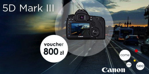 Voucher na 800zł przy zakupie Canona EOS 5D Mark III