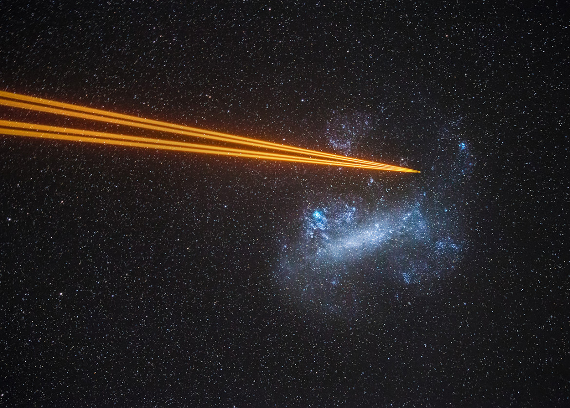 fot. Juan Carlos Munoz Mateos, "Attack on the Large Magellanic Cloud", 3. miejsce w kat. Galxies / Insight Investment Astronomy Photographer of the Year 2020 
