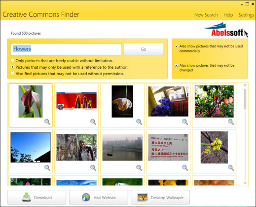 CCFinder - program do wyszukiwania zdjęć na licencji CC