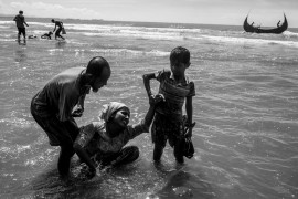 fot. Michał Dyjuk, Forum Polska Agencja Fotografów, II miejsce w kategorii WYDARZENIA

Bangladesz. Mniejszość muzułmańska Rohingja od pokoleń zamieszkiwała stan Rakhine w buddyjskiej Birmie, doświadczając stale prześladowań i represji. Jednak ofensywa militarna wojsk birmańskich w 2017 roku przerodziła się w masakrę dokonaną na niewinnych ludziach. Od końca sierpnia 2017 roku ponad 800 tys. osób zostało zmuszonych do ucieczki z Birmy do sąsiedniego Bangladeszu. Lecz tam dramat Rohingjów się nie kończy. 