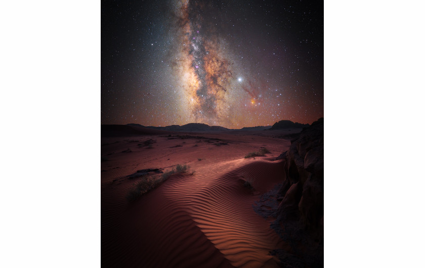 fot. Stefan Liebermann, Desrt Magic, 2. miejsce w kat. Scyscapes / Insight Investment Astronomy Photographer of the Year 2020