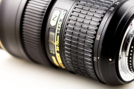 Nikon AF-S Nikkor 24-70 mm f/2.8 ED - pierścień zmiany ognikowej