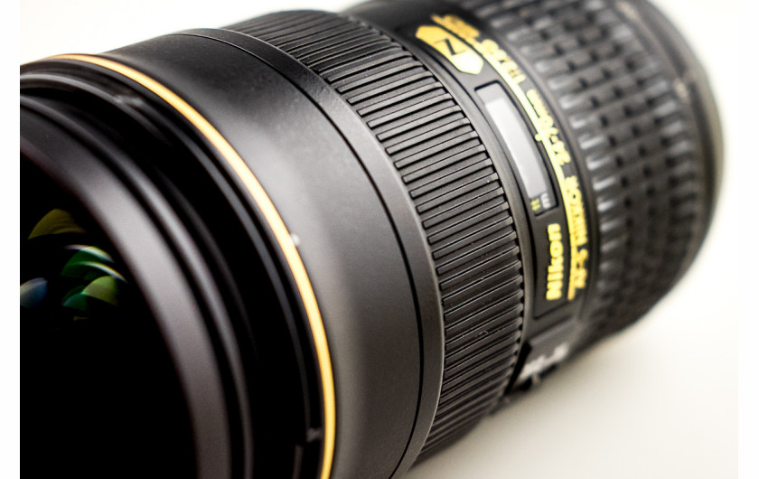 Nikon AF-S Nikkor 24-70 mm f/2.8 ED - pierścień ustawiania ostrości