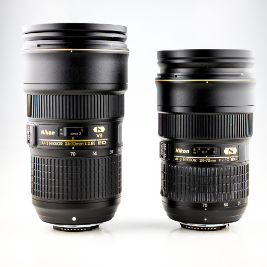 Nikon AF-S Nikkor 24-70 mm f/2.8 ED VR vs Nikon AF-S Nikkor 24-70 mm f/2.8 ED