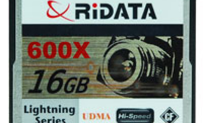 Ridata Compact Flash "Lightning Series" 600x