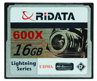 Ridata Compact Flash "Lightning Series" 600x