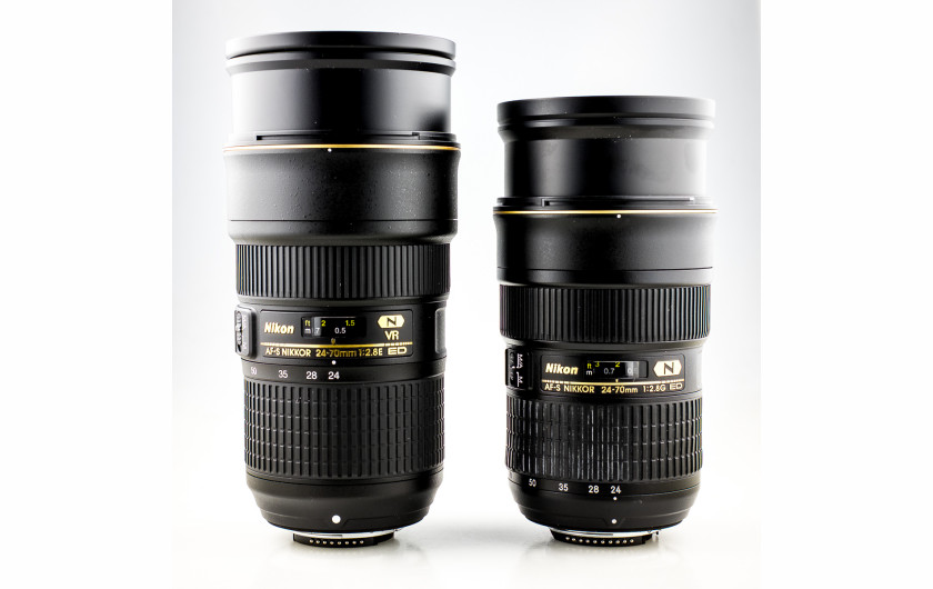 Nikon AF-S Nikkor 24-70 mm f/2.8 ED VR vs Nikon AF-S Nikkor 24-70 mm f/2.8 ED - ogniskowa 24 mm