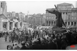 Warszawa, 4 stycznia 1947, fot. PAP/Jerzy Baranowski
