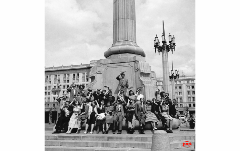 Warszawa 30 czerwca 1954, fot. PAP/Zdzisław Wdowiński