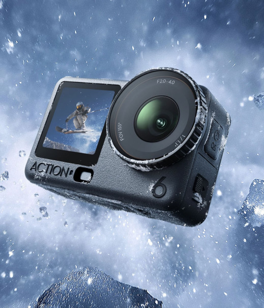 DJI Osmo Action 6 - nowy kwadratowy sensor, regulowana przysłona, 4K 120 kl./s HDR. Powiew świeżości w segmencie action camów