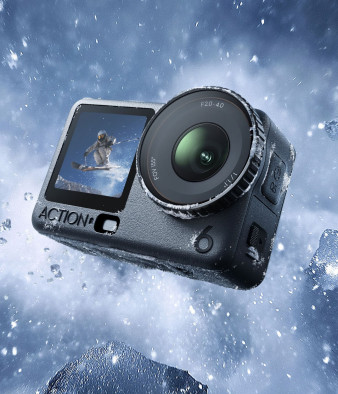 DJI Osmo Action 6 - nowy kwadratowy sensor, regulowana przysłona, 4K 120 kl./s HDR. Powiew świeżości w segmencie action camów