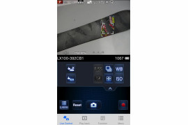 LX100 - aplikacja na smartfona, zmiana opcji fotografowania