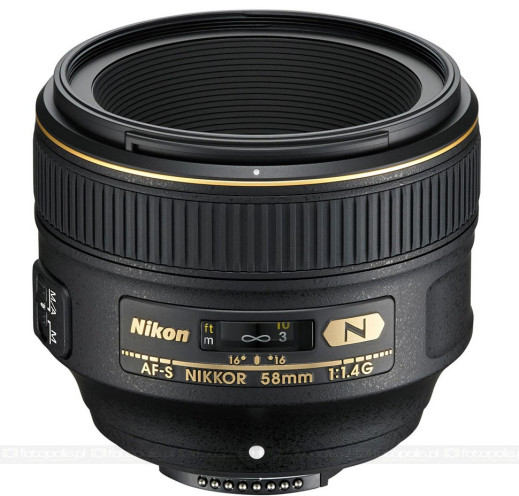 Nikon AF-S Nikkor 58mm f/1,4G