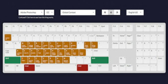 Adobe Shortcut Visualizer - interaktywna tablica skrótów klawiaturowych
