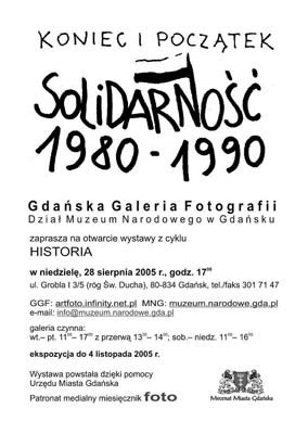 "Koniec i początek. Solidarność 1980-1990" w GGF