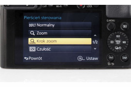 LX100 - menu zmiany trybu działania zooma