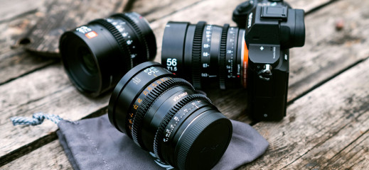 Viltrox 23 mm, 33 mm, 56 mm T1.5 - niedrogie filmowe obiektywy APS-C do Sony E