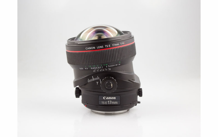 Canon TS-E 17mm f/4L - działanie opcji tilt