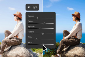 Photoshop otrzymuje suwaki ekspozycji i nowy tryb pracy AI. Jeszcze łatwiejszy start dla początkujących