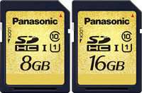 Panasonic SDHC 8GB i 16GB zgodne z UHS-I