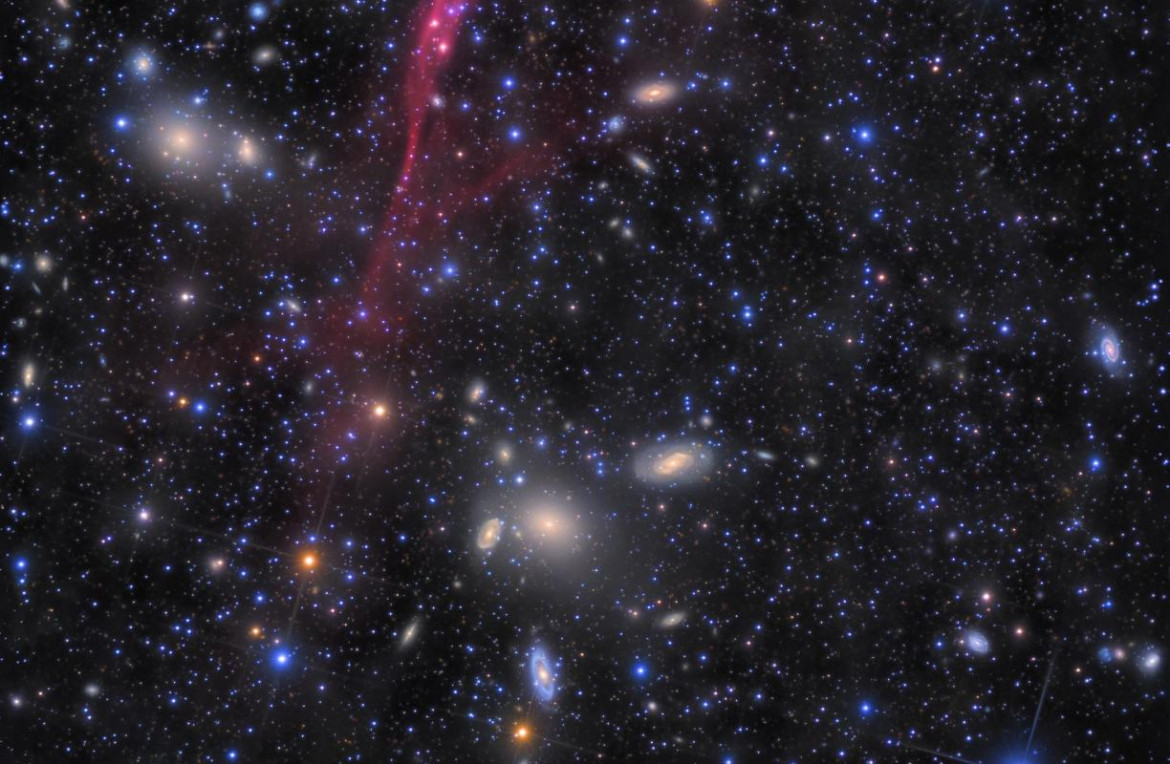 fot. Rolf Wahl Olsen, "Antlia Galaxy Cluster"