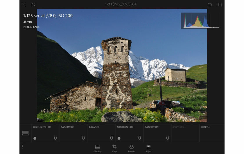 Adobe Lightroom Mobile 2.1