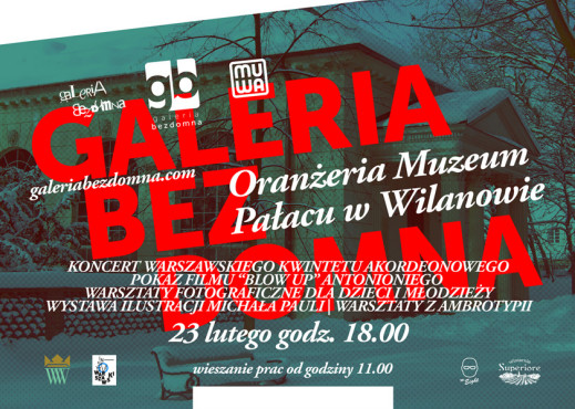Galeria Bezdomna za(k)wita w Oranżerii