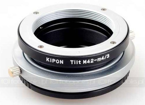 Adaptery tilt Kipon do Mikro Cztery Trzecie i Sony NEX