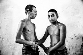fot. Elif Ozturk, Anadolu Agency, "Kirkpinar Oil Wrestling Festival", 3. miejsce w kategorii Sports