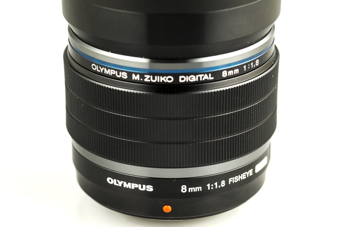 Olympus M.Zuiko Digital ED 8 mm Fisheye 1:1.8 PRO - pierścień ostrości
