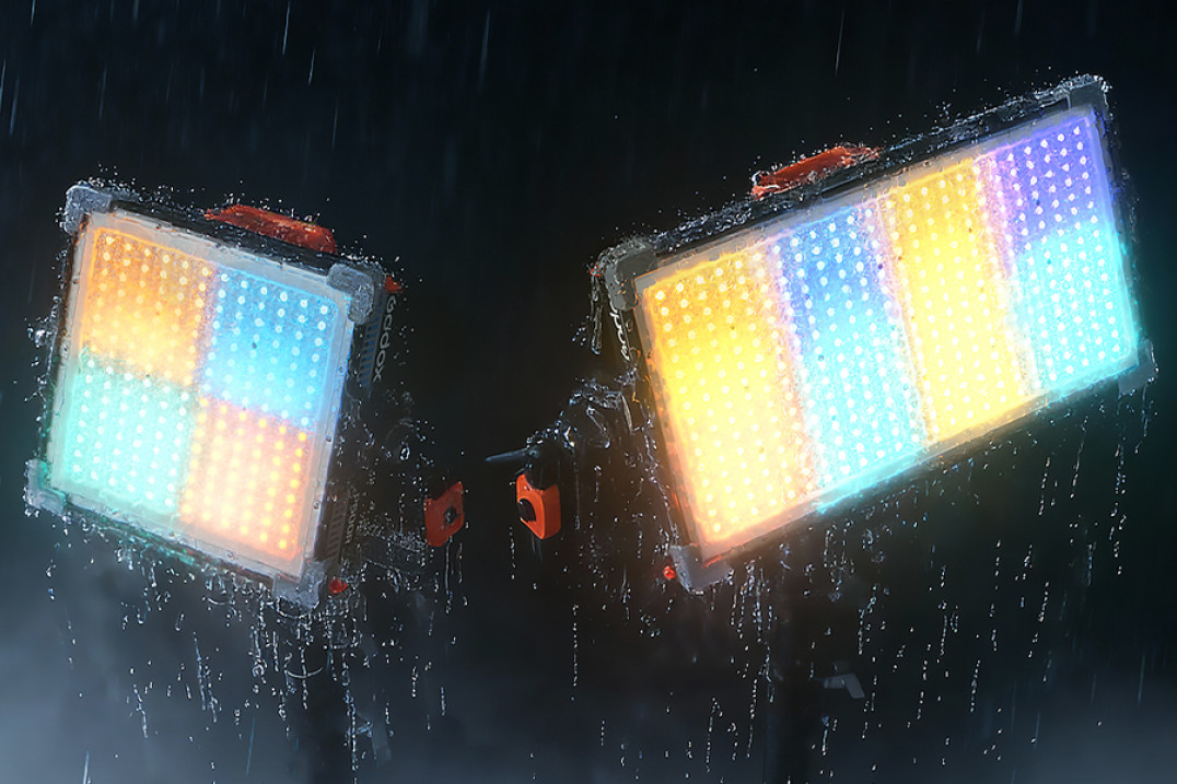 Godox Knowled P600R Hard P4 i P1200R Hard P8 - pełnokolorowe panele LED z kontrolą stref i uszczelnieniami