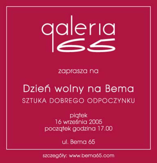 Wystawy fotograficzne na ulicy Bema 65