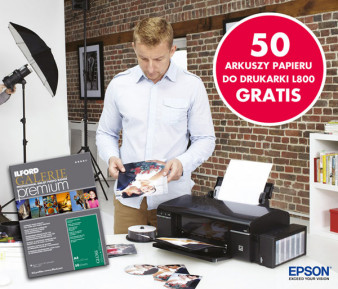 Papier Ilforda gratis przy zakupie drukarki Epson L800
