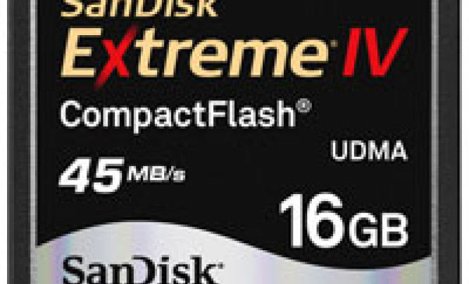 SanDisk CF Extreme IV - większa pojemność i prędkość