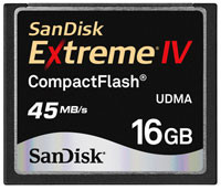 SanDisk CF Extreme IV - większa pojemność i prędkość