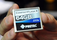 Pretec Compact Flash - 64 i 100 gigabajtów!