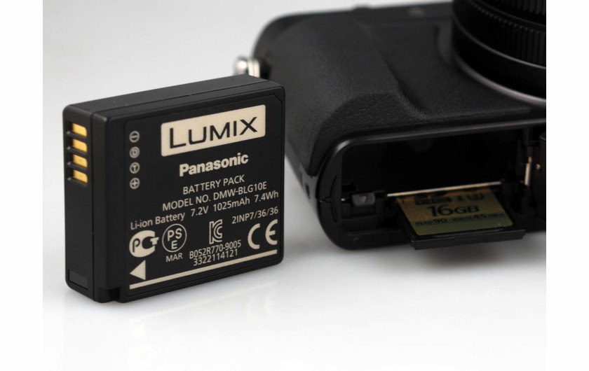 LX100 - parametry baterii