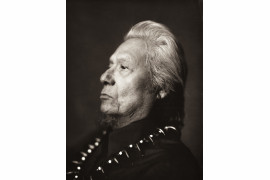 fot. Shane Balkowitsch, na zdjęciu Samuel Louis "Seaboy". Z projektu Northern Plains Native Americans: A Modern Wet Plate Perspective 