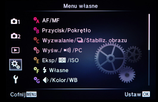 Olympus PEN-F oferuje szerokie możliwości personalizacji